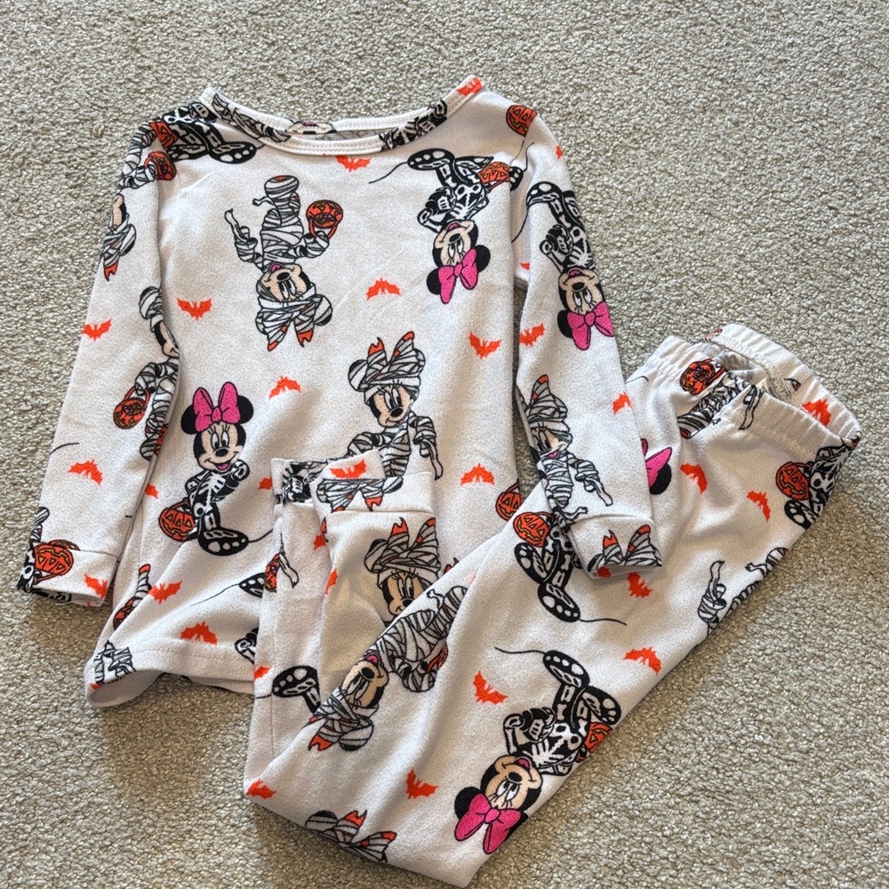 Minnie Mouse Halloween Mummy Pajama Set